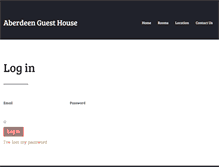 Tablet Screenshot of guesthousesaberdeen.co.uk